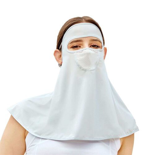 Ice Silk Sunscreen Full Face Female Neck Protection UV Shade