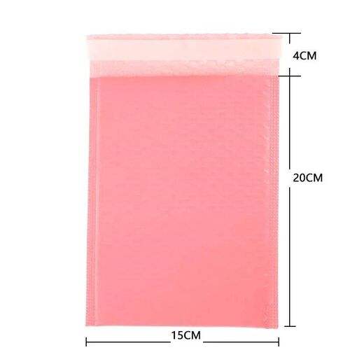 100pcs Bubble Mailers Pink Poly Bubble Mailer Self Seal Padd