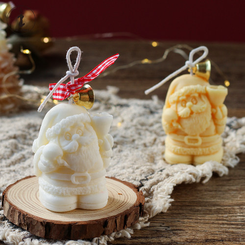 Large Christmas Scented Silicone Candle Mold DIY New Santa C