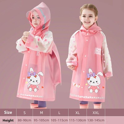 Cute Kids Raincoat Wateproof Children Dinosaur Unicorn Rain