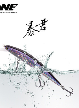 EWE美夏暴君95/115/125米诺远投翘嘴路亚饵淡海水通杀鲈鱼鳜鱼饵