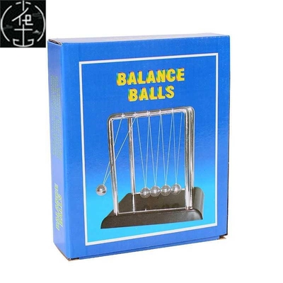 Desk Toy Fun Gift Newtons Cradle Steel Balance Ball Pendulum