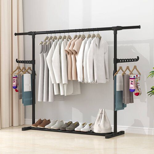 Simple Drying Rack Floor Single Rod Drying Rack Household Be