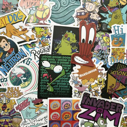 50 PCS Latest Post-90s Cartoon Character Collection Graffiti