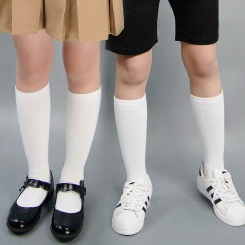 About 28 cm Knee High Socks Kids Boys Girls Socks for School