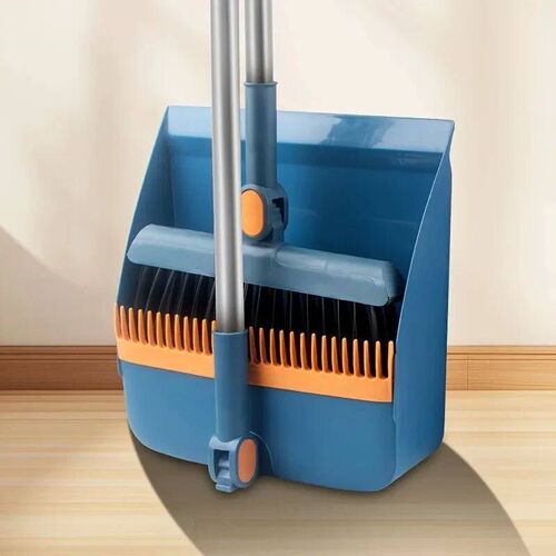 3-in-1 Rotatable Foldable Magnetic Broom and Dustpan Cleanin