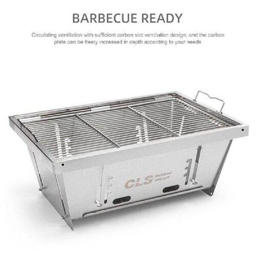 304 Stainless Steel Barbecue Grill Reusable IGT Table Stove