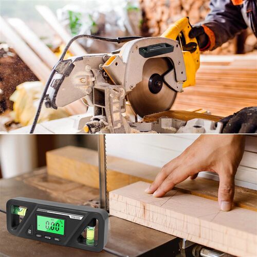 Magnetic Electronic Goniometer LCD Digital Angle Meter Backl