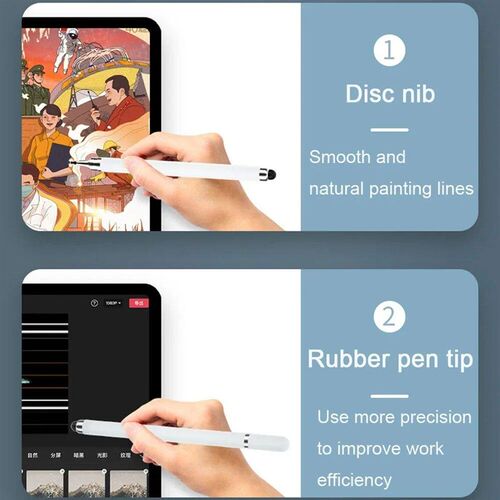 Tablet Pen Drawing Screen Touch Pen 2 in 1 Stylus Pen for IP