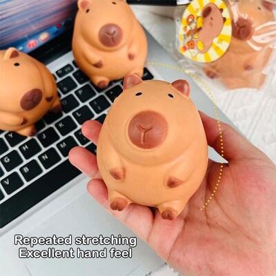 Cute Cartoon Capybara Mochi Pinching Toy Squishy Toy Slow Re