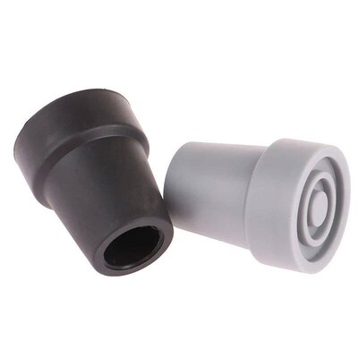 1/2Pcs 19mm Antiskid Rubber Crutch Tip Pad Durable Rubber An