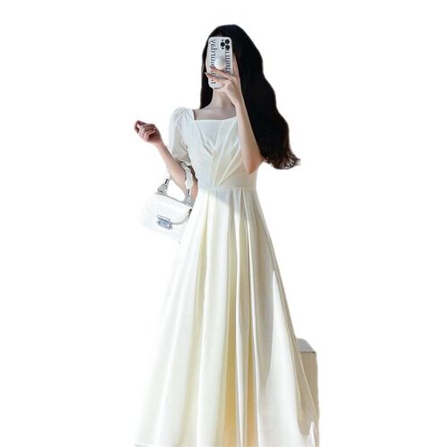 Gentle Style First Love French Style Dress Womens Summer Ne