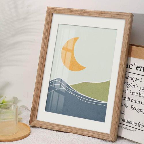 Wooden photo hanging wall picture frame tabletop decoration