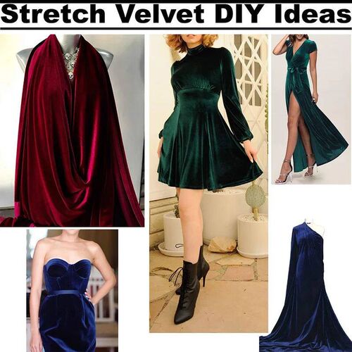 160cm Wide Polyester Knitting Velvet Fabric In Winter Short