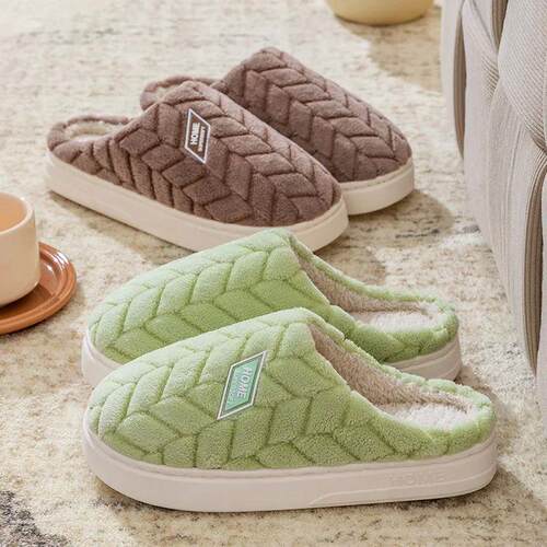 Cotton slippers for women in autumn and winter, new indoor h