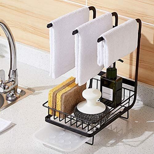 Hot Kitchen Sink Caddy Organizer Sponge Holder for Sink