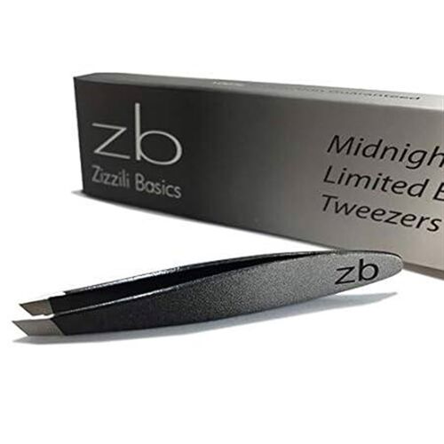 Zizzili Basics Mini Slant Tweezers - Best Tweezers for Ey