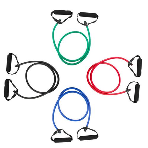 Fitness Resistance Band Rope Tube Elastic Exercise for Yoga