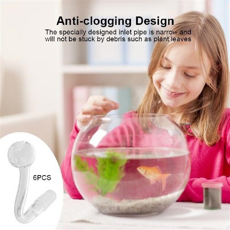 1pcs Lily Pipe Fish Tank 14mm Freshwater Aquarium Glass