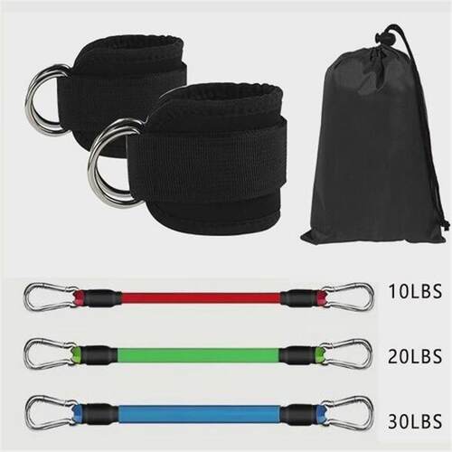1 Piece Fitness Ankle Straps Adjustable D-Ring Support Cuffs