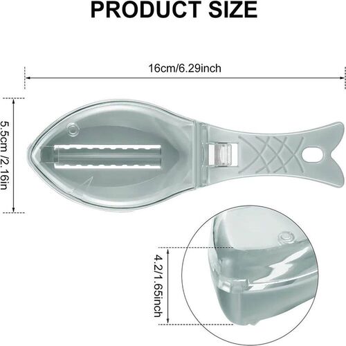 1pc Fish Scaler, Multifunctional Kitchen Fish Scale Remover
