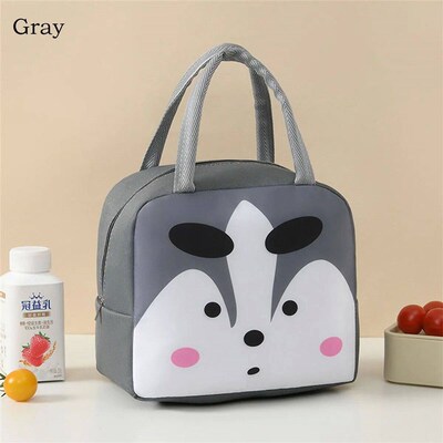 1Pcs Thickened Cute Bag Insulated Bento Portable Cartoon Por