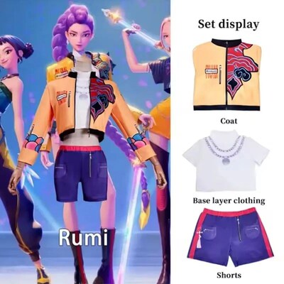 Girls Zoey Cosplay Girl Group Rumi Kids Costume Mira Outfit