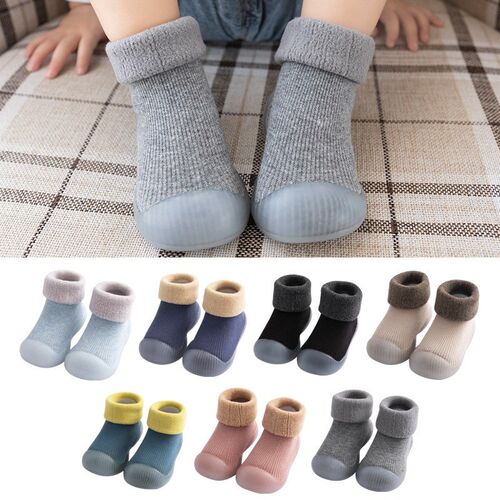 New Thickened Kids Socks Shoes Winter Super Warm Baby Toddle