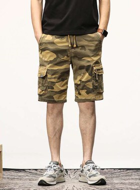 Camouflage orts Mens teny Bran Crock Pants Loose Large Size