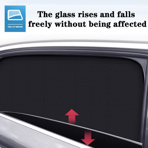 5D Carbon yarn Magnetic Car Side Window Sun Shade UV