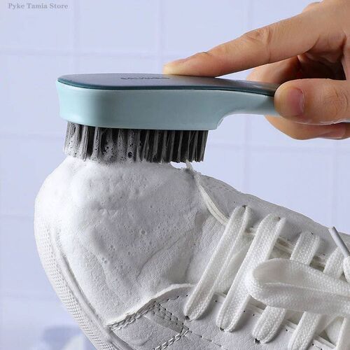 1pc Shoe Cleaning Brush Multi-functional Plastic Clothes Scr