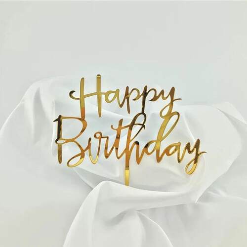 New happy birthday cake topper Baking Dessert cake Insert