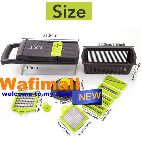 Multifunctional Basket Vegetable Cutter Potato Carrot Grater