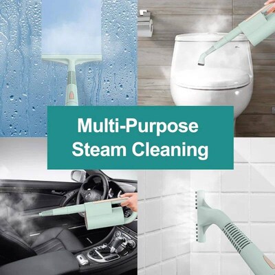 Steam Mop & Detachable Handheld Cleaner, 250ml 1200W Powerfu