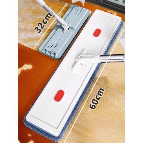 60cm Large Flat Hand-Free Mop One-Piece Water Scraping Lazy