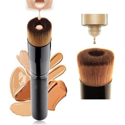 Pincel Maquiagem liquid foundation brush Flat Perfecting Fac