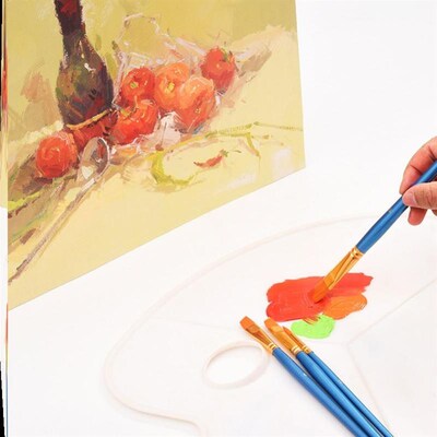 10Pcs  Nylon Artist Paint Brush Watercolor brush painting 1