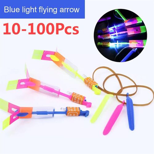 10-100Pcs Shining Rocket Flash LED Light Night Kids Luminous