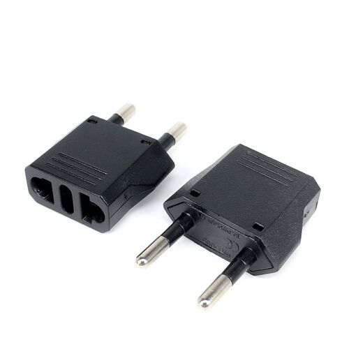 1-50pcs EU Euro KR Plug Adapter US to EU Plug Adapter Travel