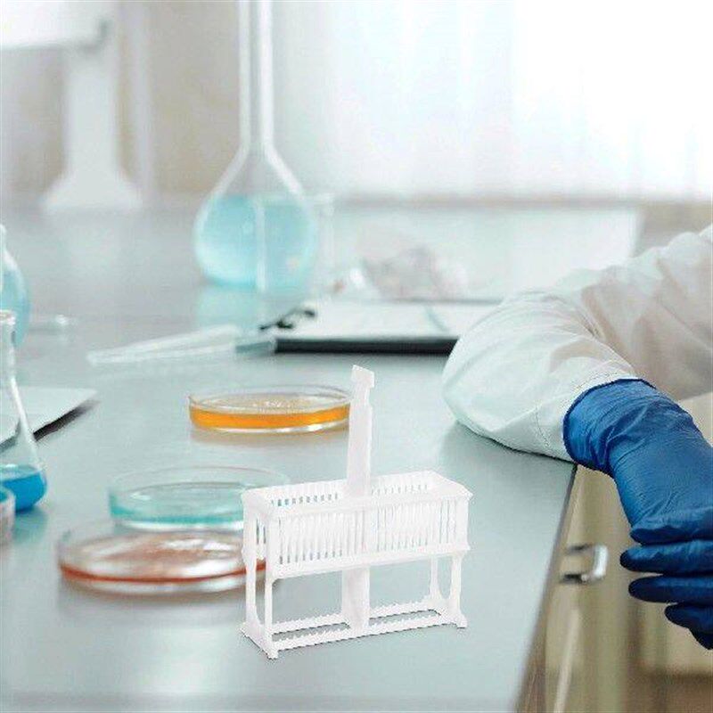 24 Pcs Slide Rack Microscope Slides Storage Plastic