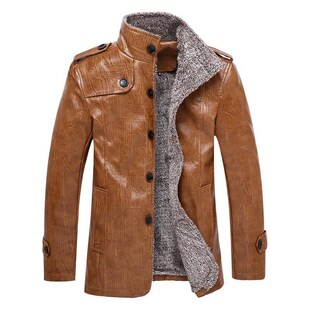 jacket men coats 39s 男皮衣 jackets leather warm Men& winter