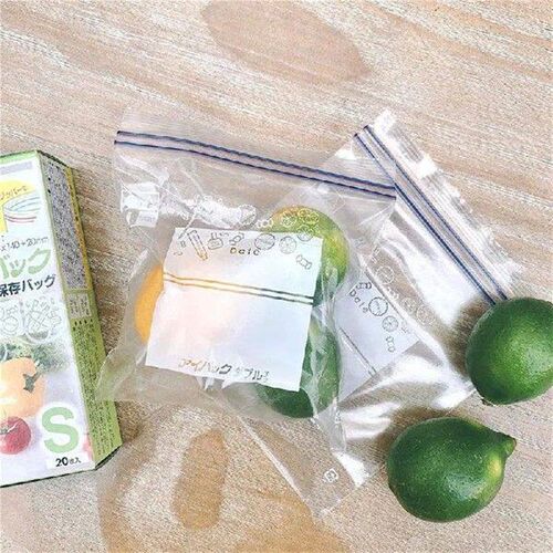 Container With Zipper Food Grade Refrigerated 1 Roll