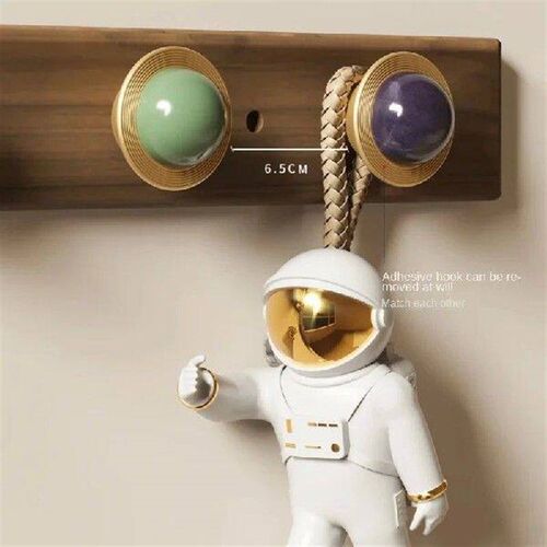 Black walnut retro door hook foyer hanging clothes rack