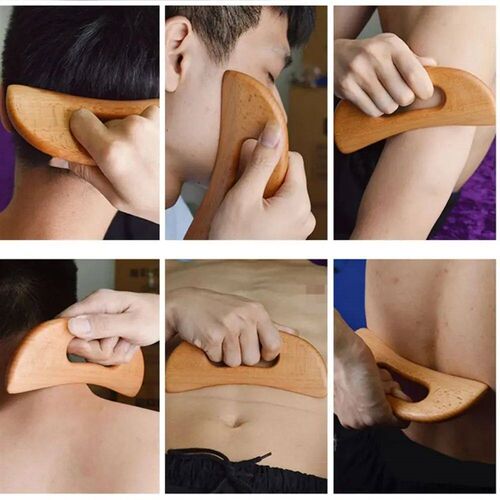 Wooden Gua Sha Tool Scraping Board Massage Tool Slimming Gua