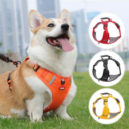 Pet Leash Vest Dog Chest Strap Explosion-proof Reflective Do