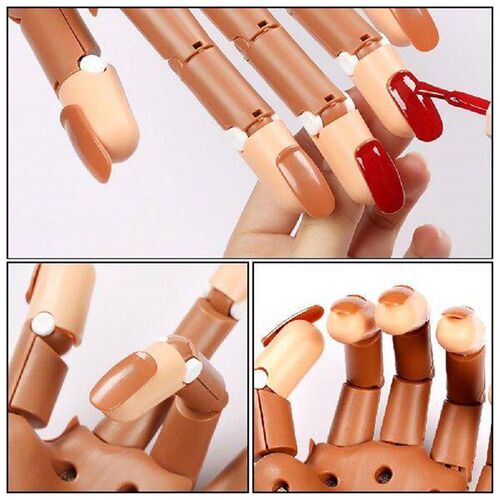300 Pcs Practice Nails Coffee Color False Fingers Nail