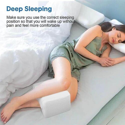 Memory Foam Knee Pillow for Orthopedic Sciatica Back Leg Hip