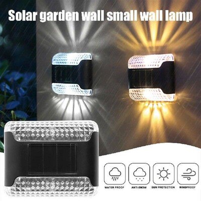 Outdoor Solar Wall Lamp  Garden Landscape LED Solar Lamp