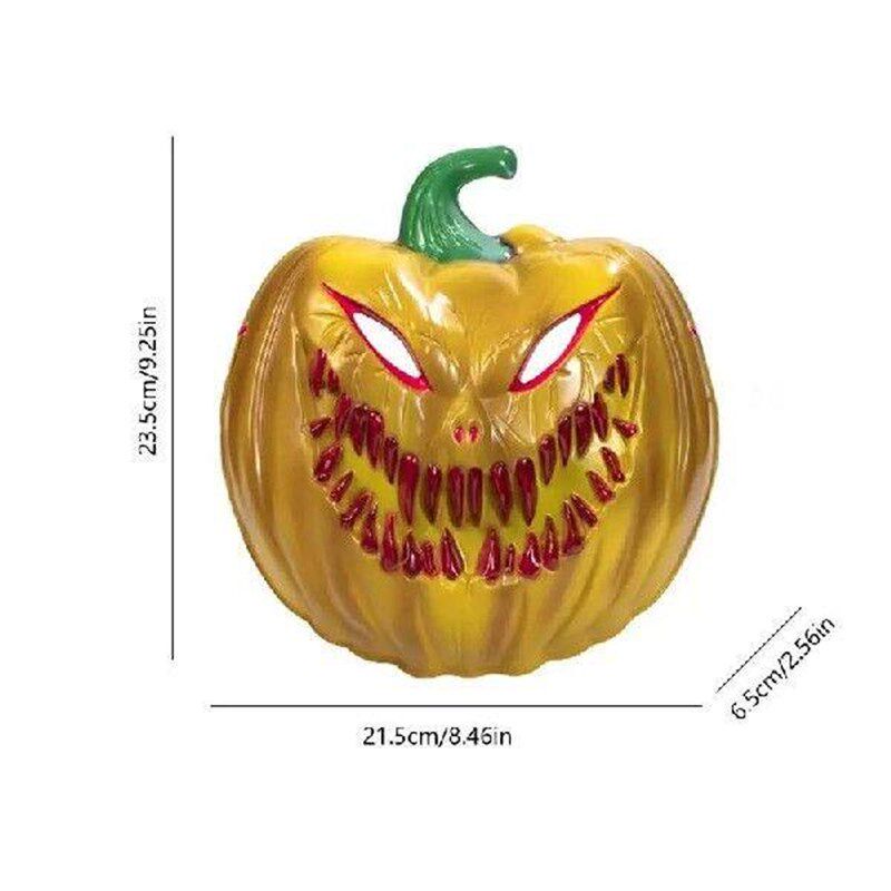 Pumpkin Head Cover Ghost Cosplay Face Masquerade Halloween - 实物图