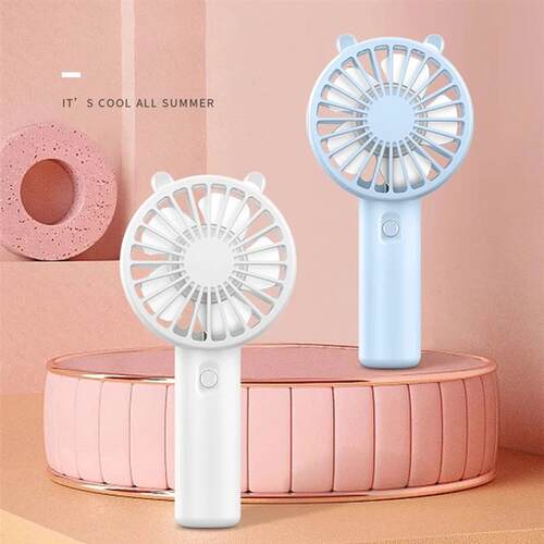 Handheld Fan Portable USB Rechargeable Fans Desk with Base S
